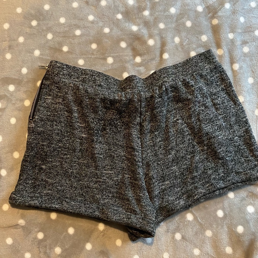 Forever 21 + Shorts - Size 2x & Super Stretchy - Grey with side zipper